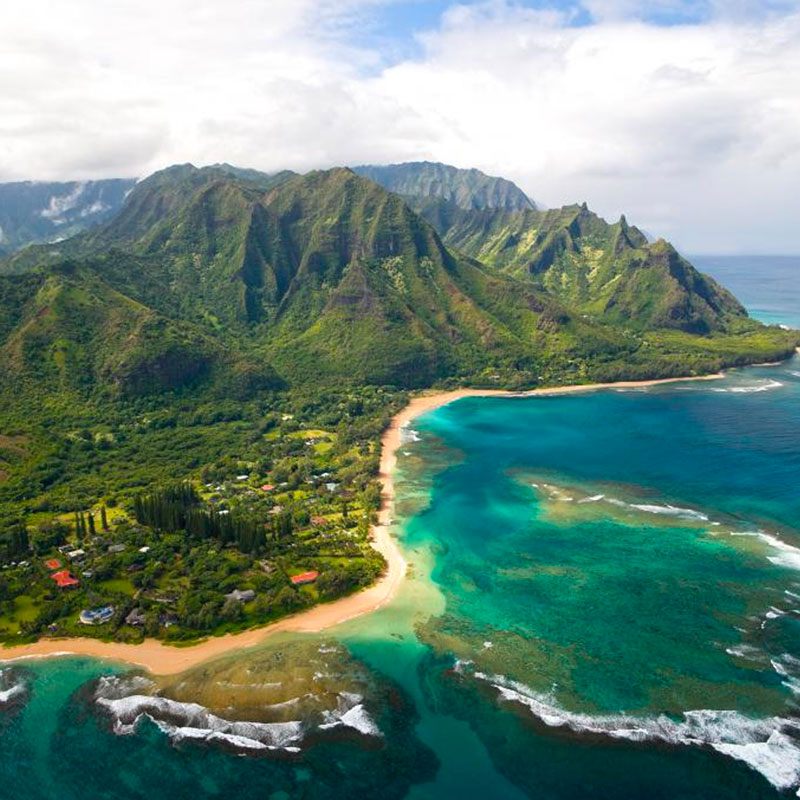 Aerial of Maui, Hawaii